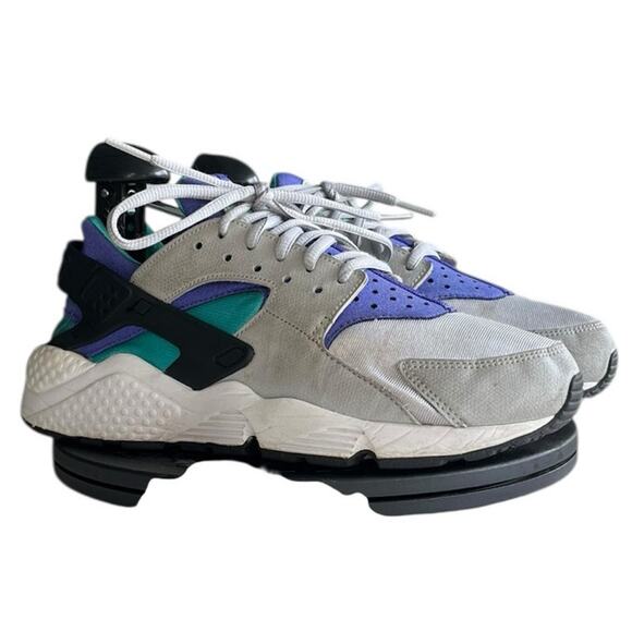 Womens Nike Air Huarache Run 634835-008 Athletic Running Sneaker Size 8 Gray - Picture 3 of 6